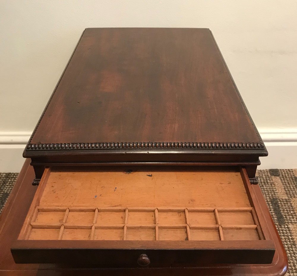 Regency Mahogany Writing Slope View VIII