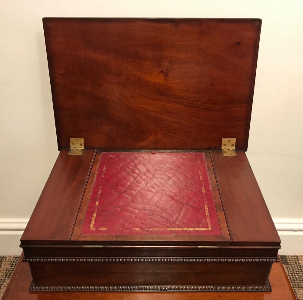 Regency Mahogany Writing Slope View IX