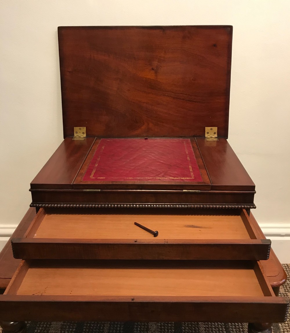 Regency Mahogany Writing Slope View XI