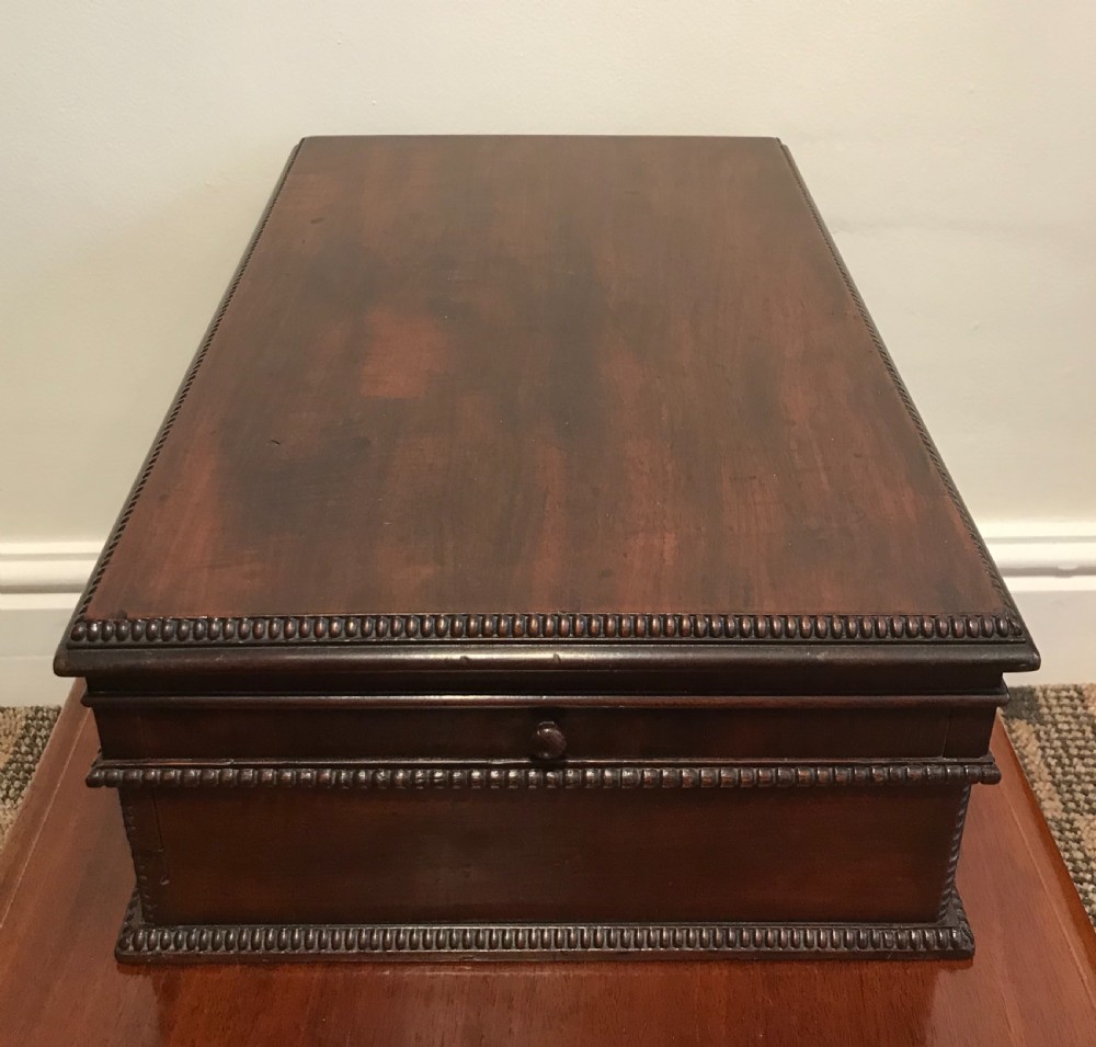 Regency Mahogany Writing Slope View XII