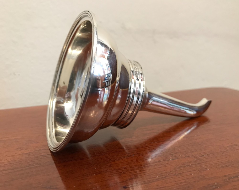 George III Silver Wine Funnel by John Emes, hallmarked London 1798 View V