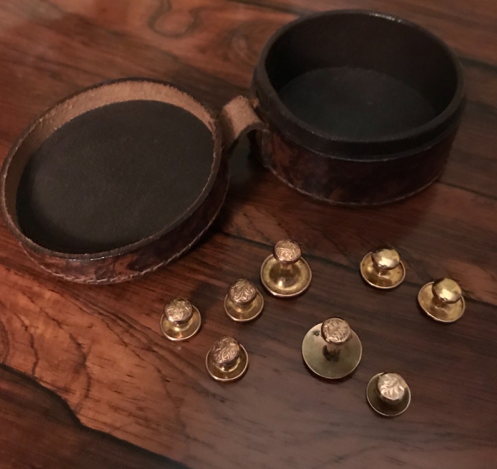 Collection of Gold Shirt Studs