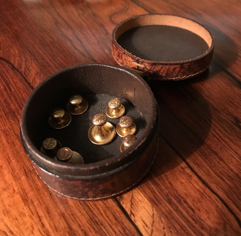 Collection of Gold Shirt Studs View III