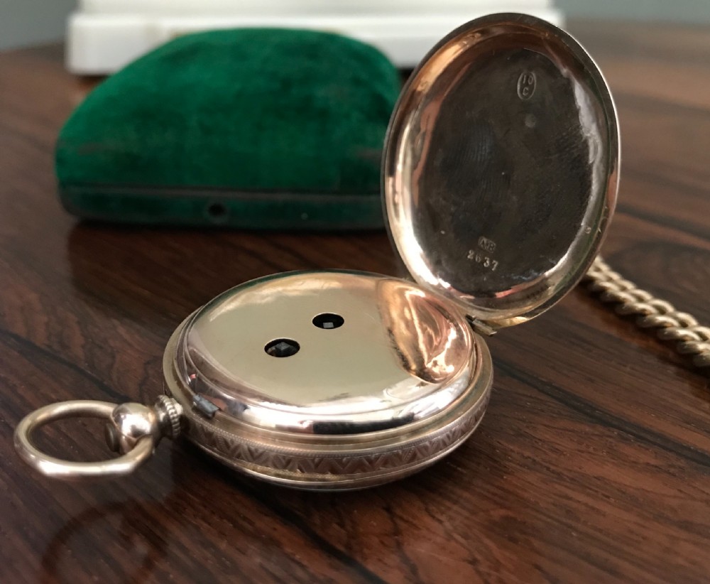 Victorian 10K Solid Gold Waltham Pocket Watch View VI