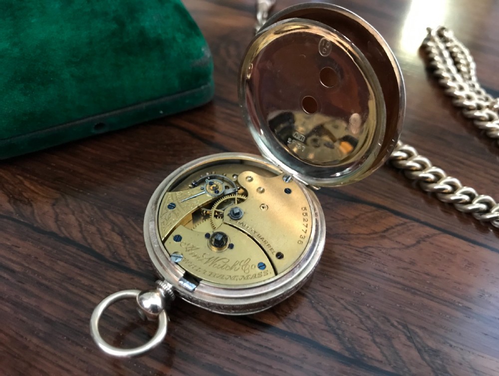 Victorian 10K Solid Gold Waltham Pocket Watch View VII
