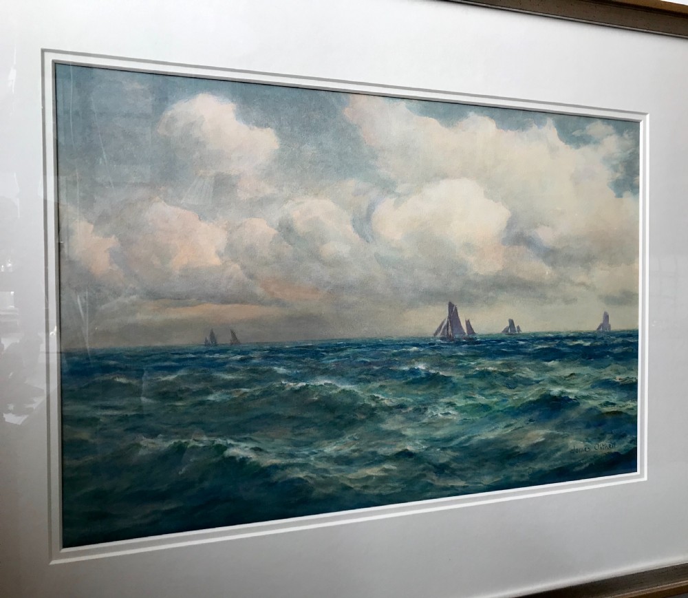 James Aitken Marine Watercolour View IV
