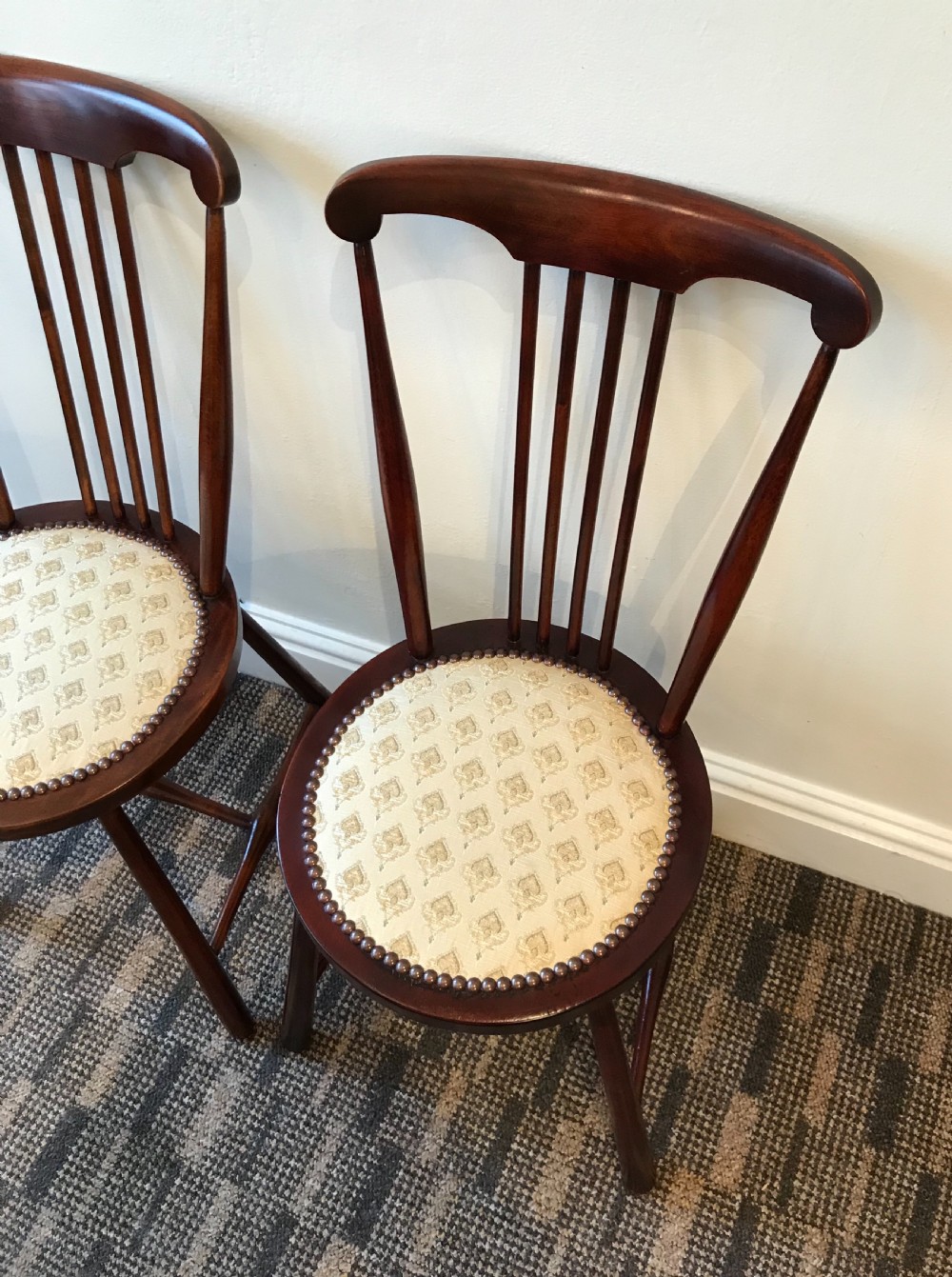 Pair Victorian Bedroom Chairs View II