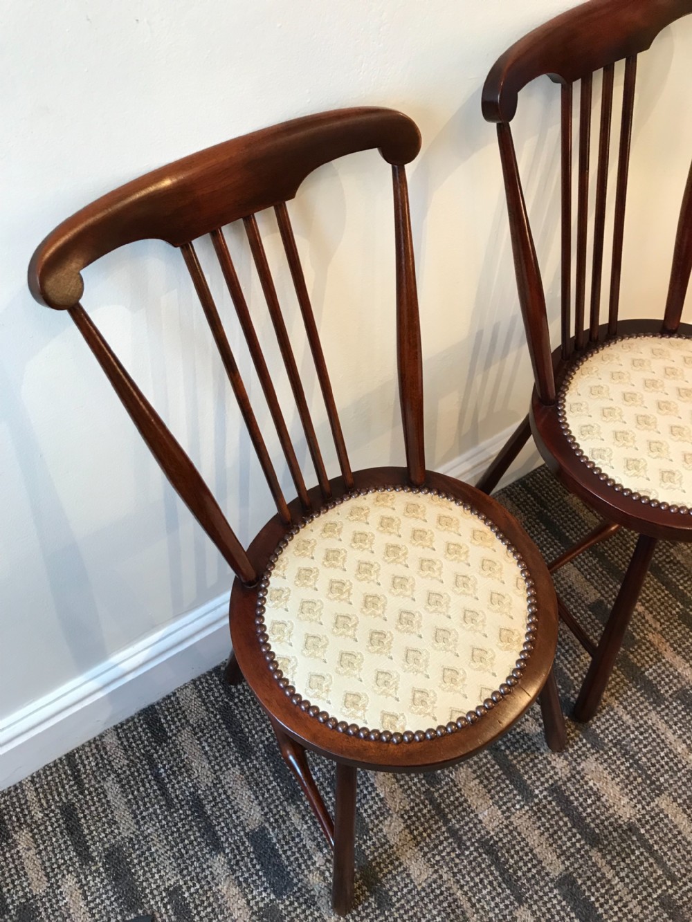 Pair Victorian Bedroom Chairs View V