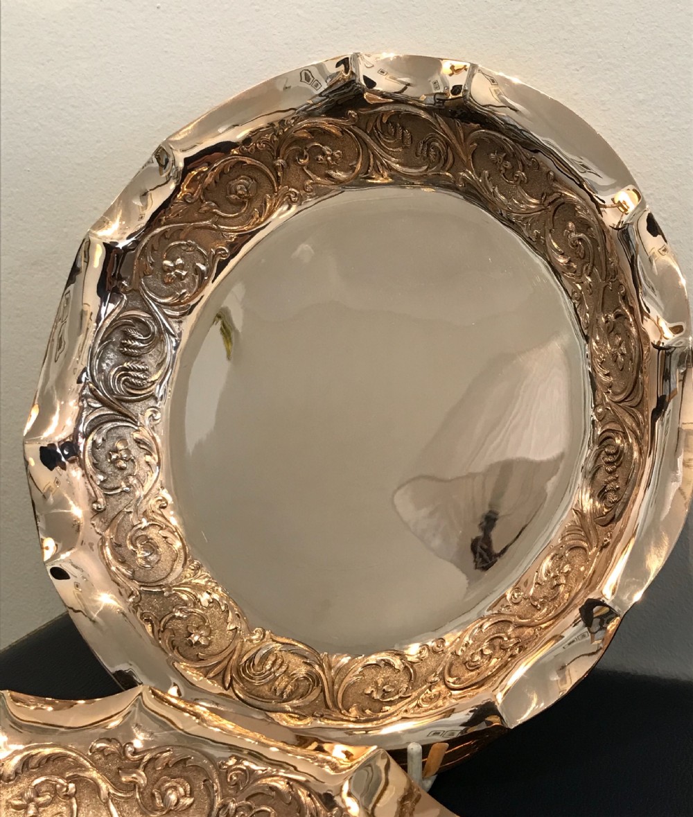 Quality Pair of Silver Gilt Bowls View III