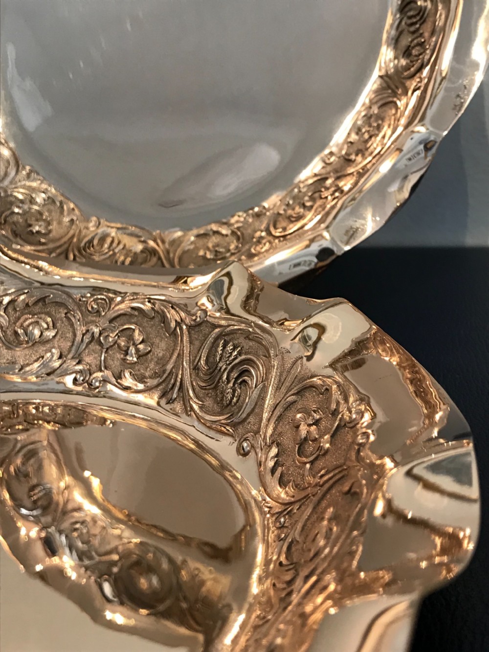 Quality Pair of Silver Gilt Bowls View IV