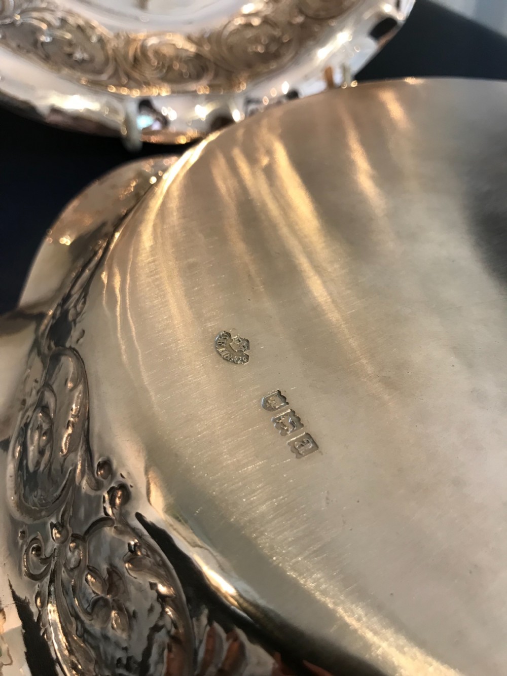 Quality Pair of Silver Gilt Bowls View V