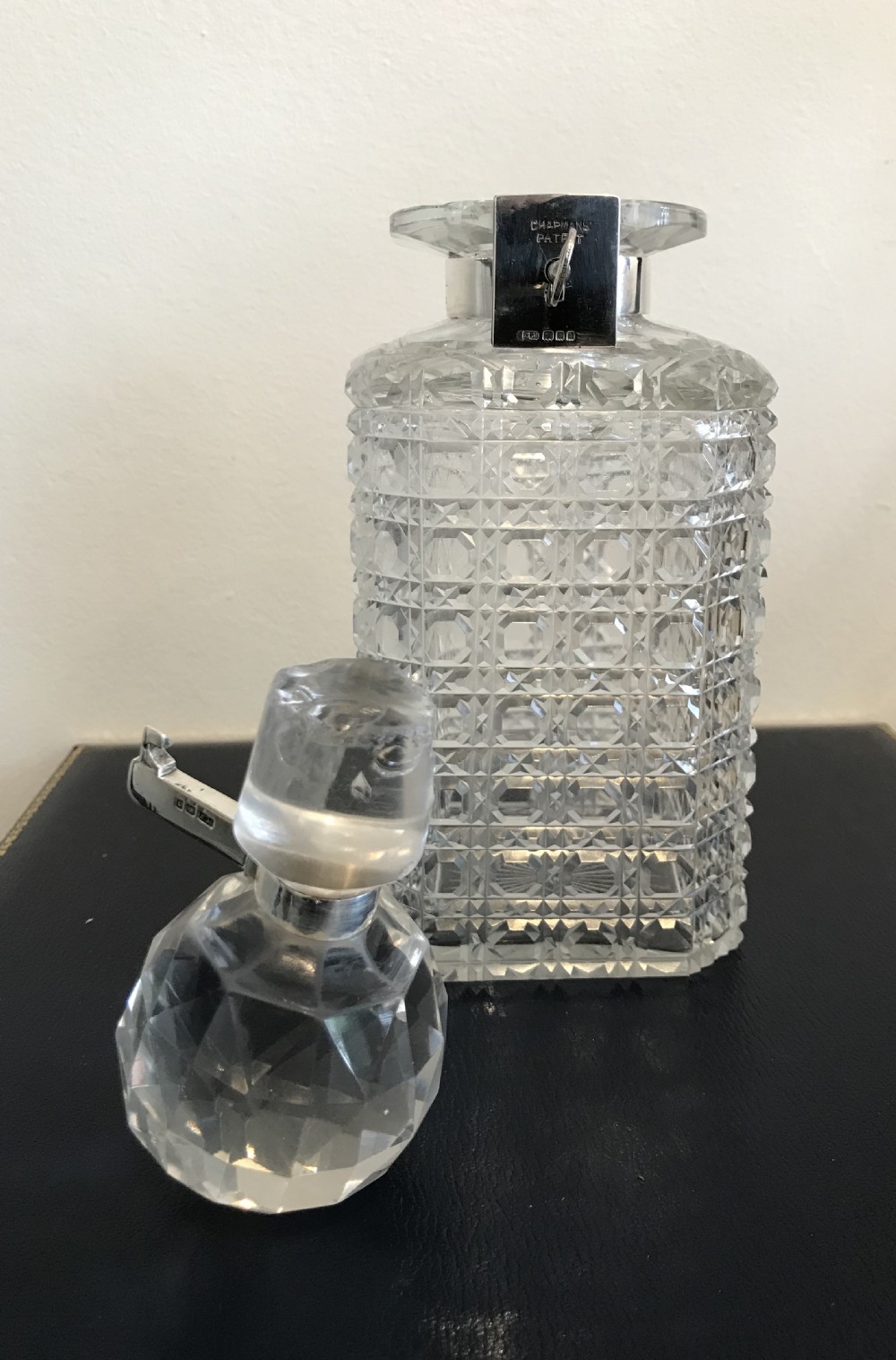 Rare Chapman Patent Locking Decanter View IV
