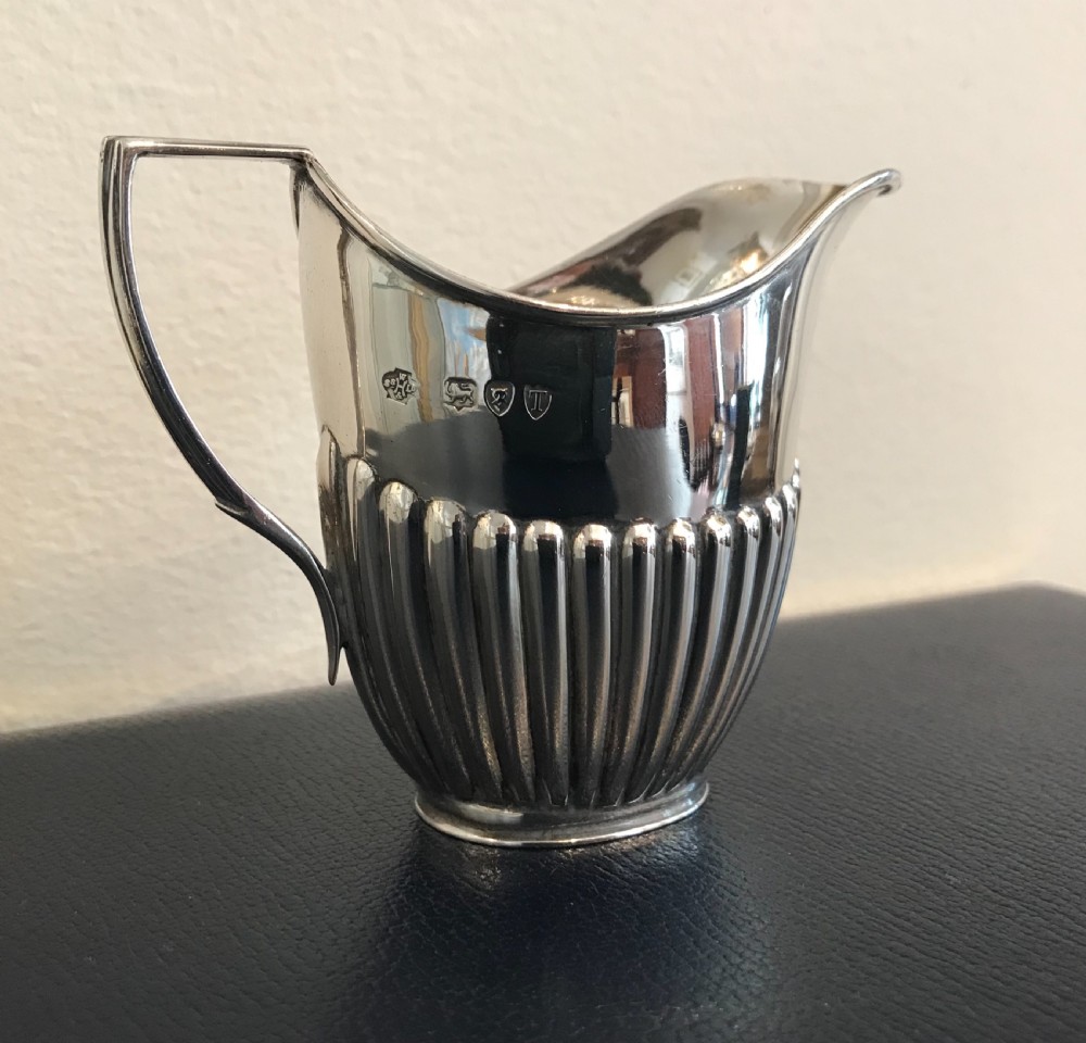 Quality Victorian Silver Cream Jug View II