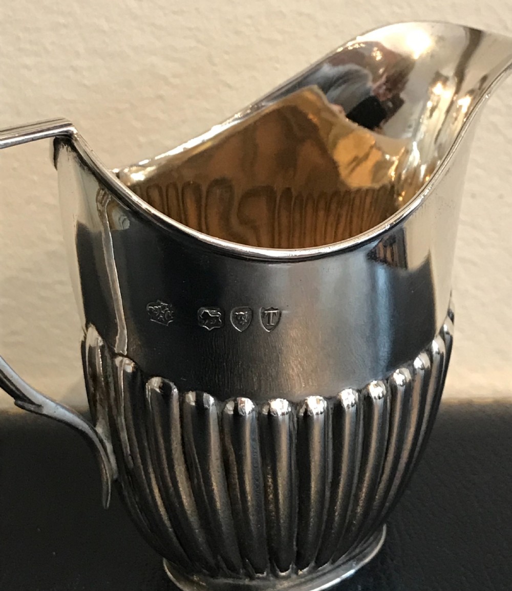 Quality Victorian Silver Cream Jug View VII