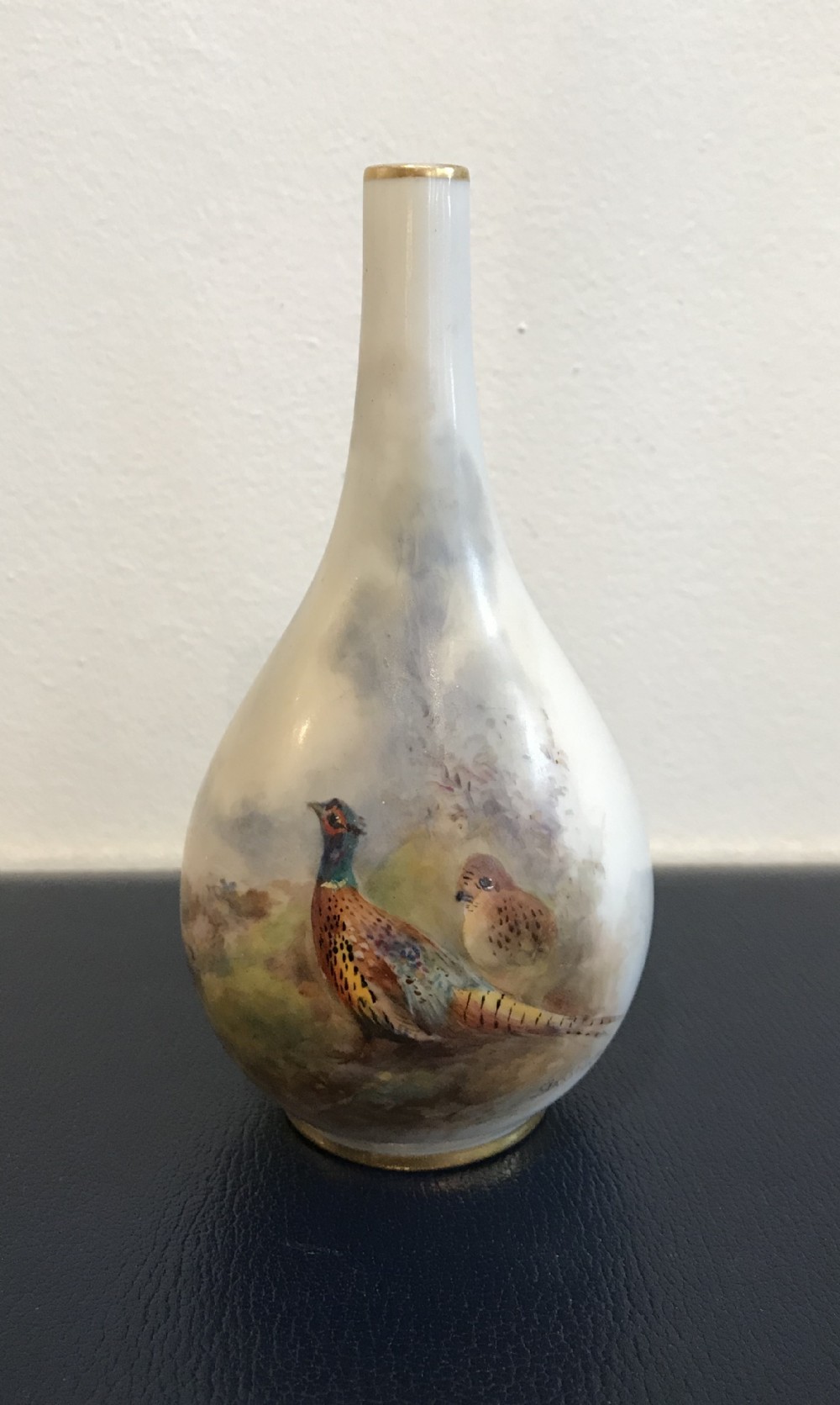 Royal Worcester Vase by James Stinton