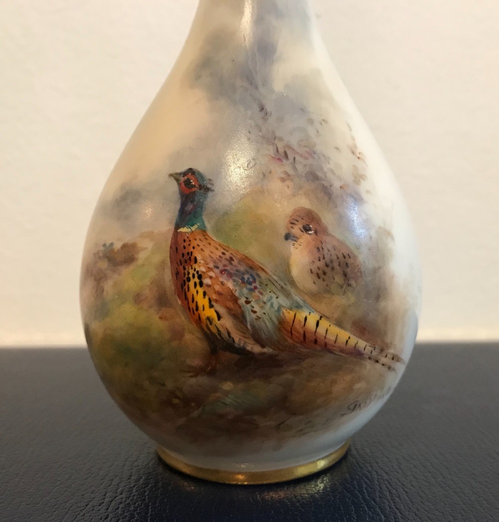 Royal Worcester Vase by James Stinton View VI