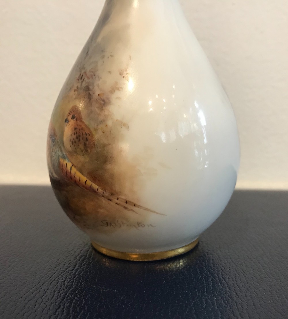 Royal Worcester Vase by James Stinton View VII