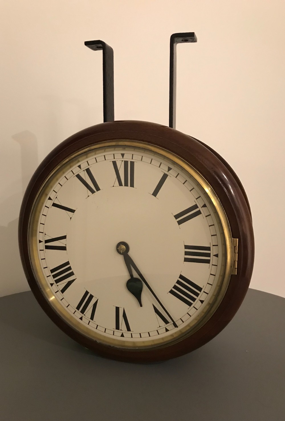 Rare Edward VIII Mahogany Double Sided Clock, Stockall & Marples, 1936 View VII