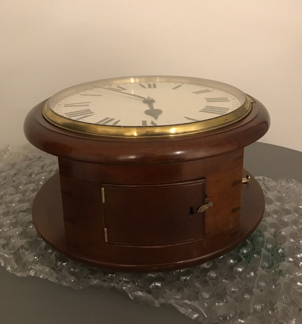 Rare Edward VIII Mahogany Double Sided Clock, Stockall & Marples, 1936 View IX