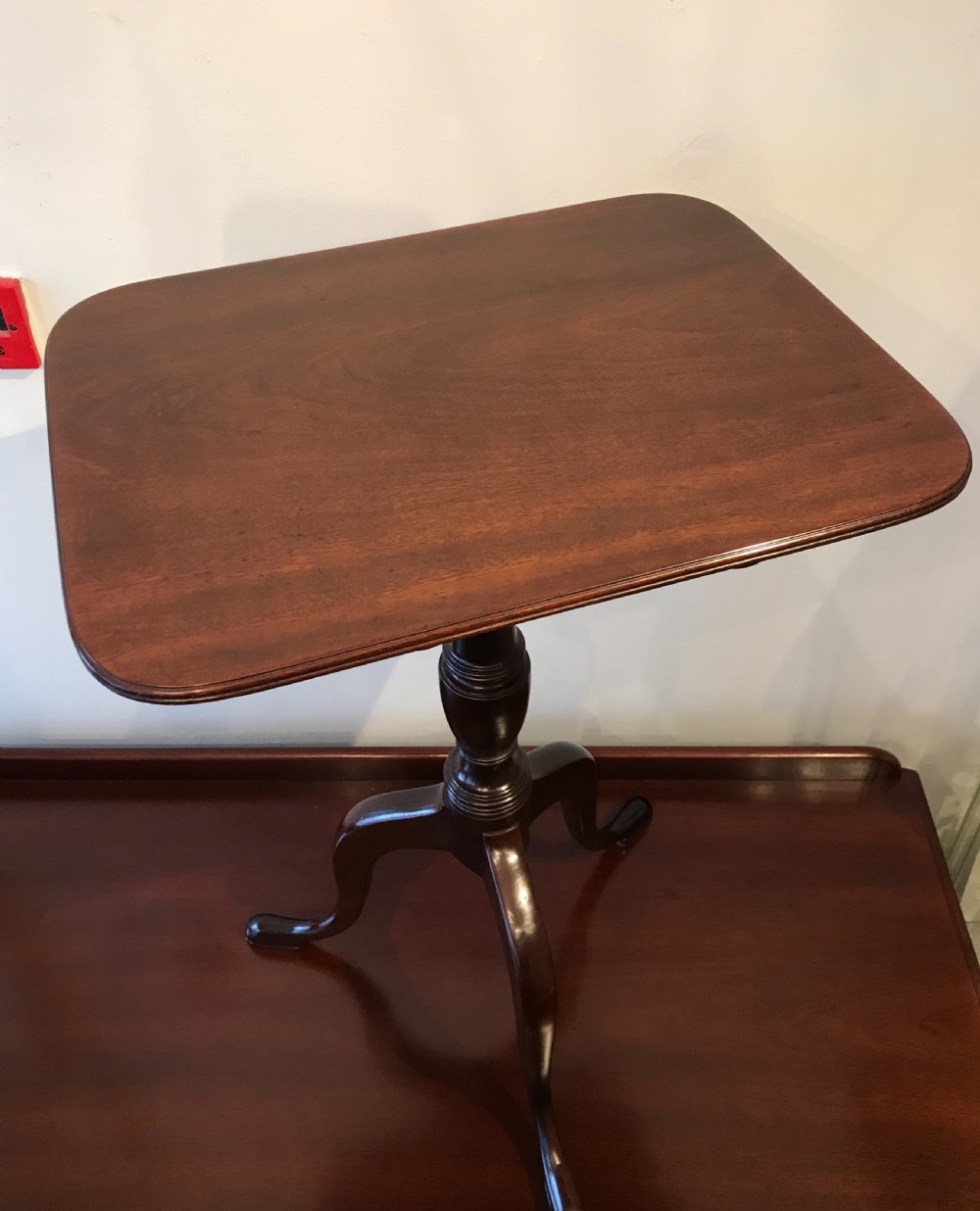 Georgian Mahogany Wine Table  View III