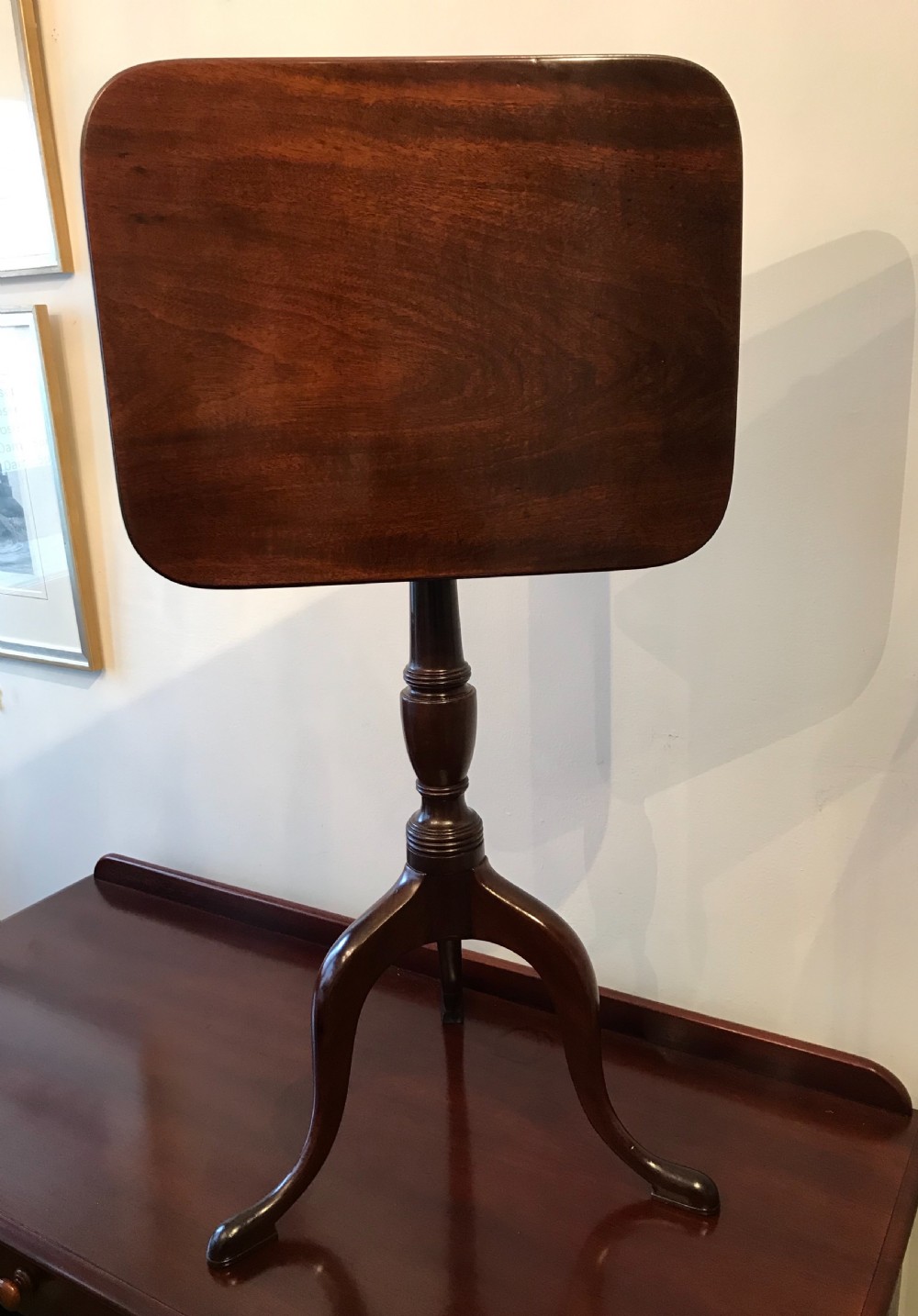Georgian Mahogany Wine Table  View IV