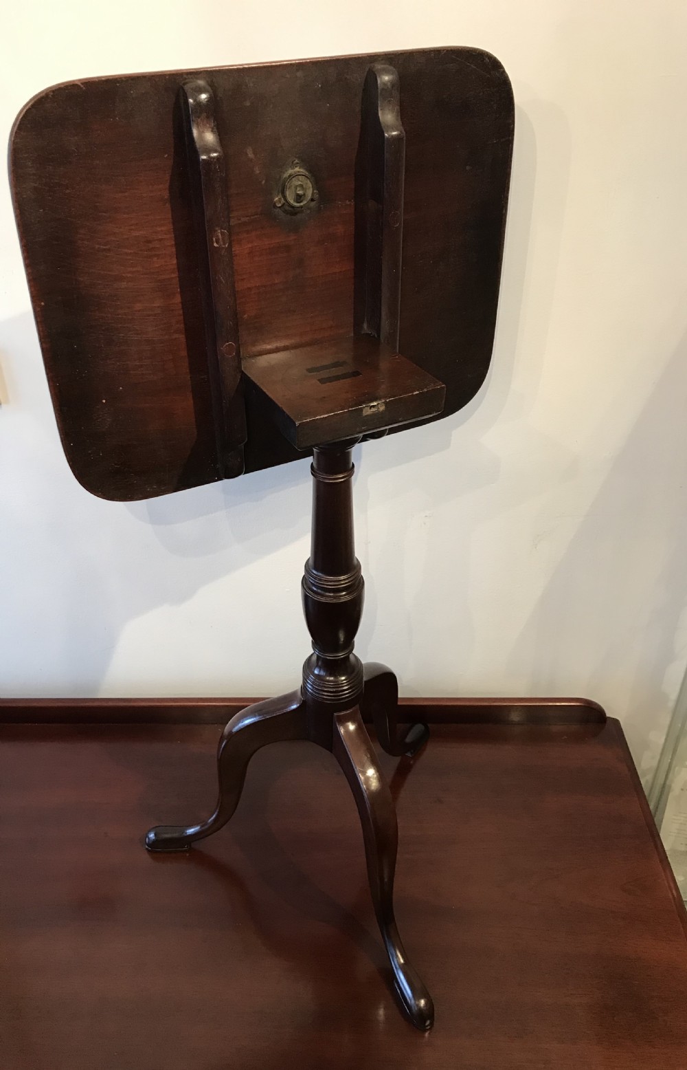 Georgian Mahogany Wine Table  View V