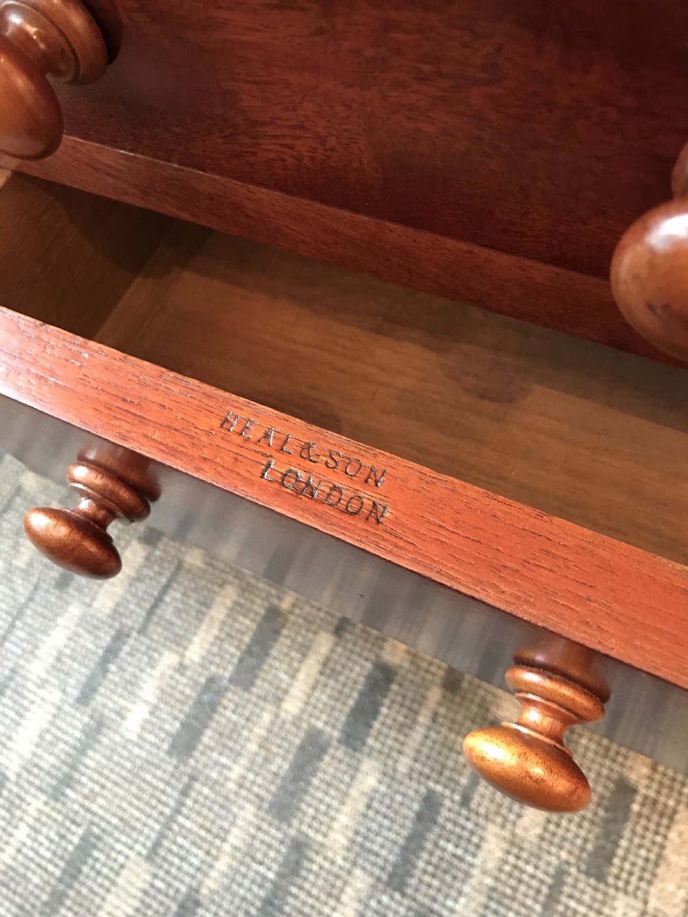 Victorian Heal & Sons Mahogany Dressing Table View IV
