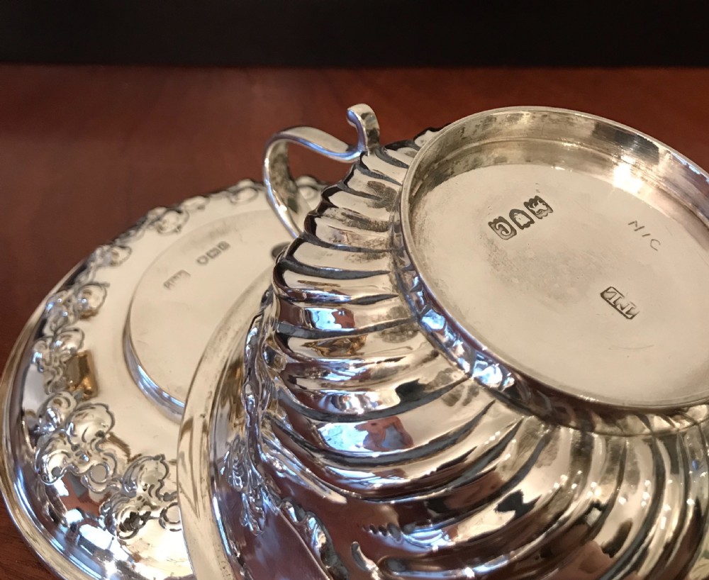 Fabulous Victorian Silver Porringer, 1898 View VI