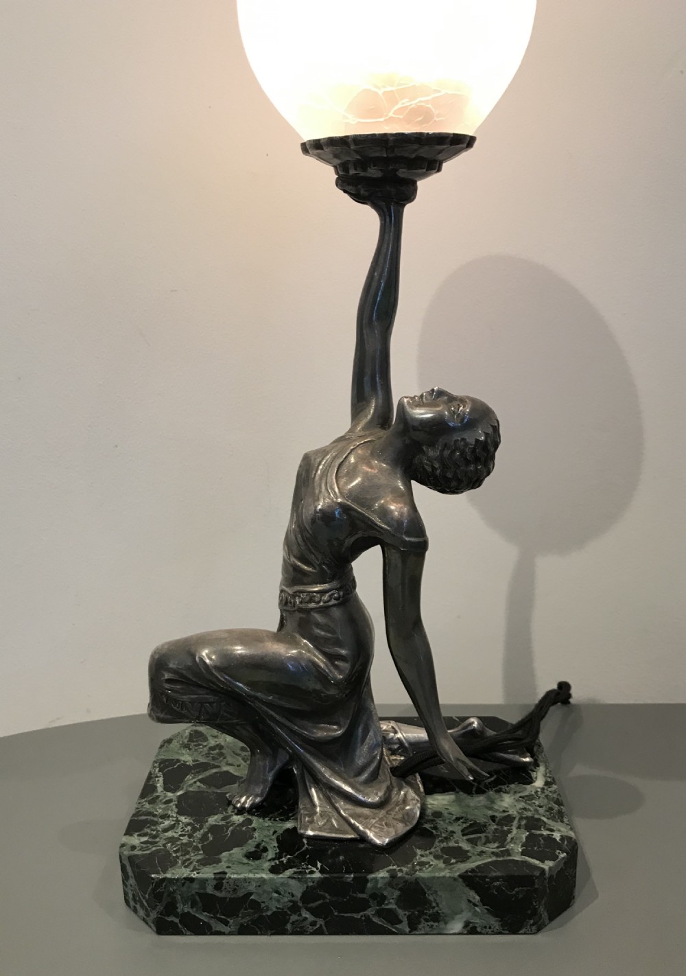 Stunning Art Deco Table Lamp View IX