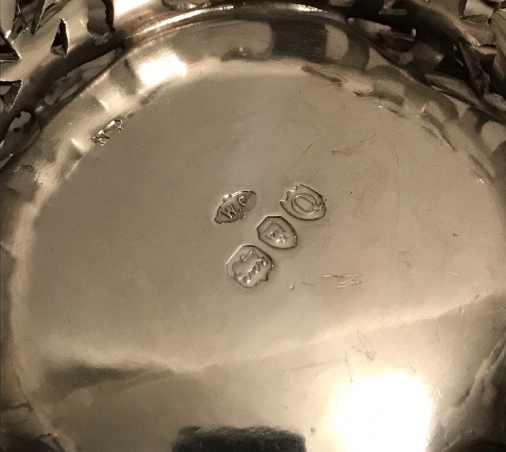 Quality Silver Bon Bon dish by William Comyns View IV