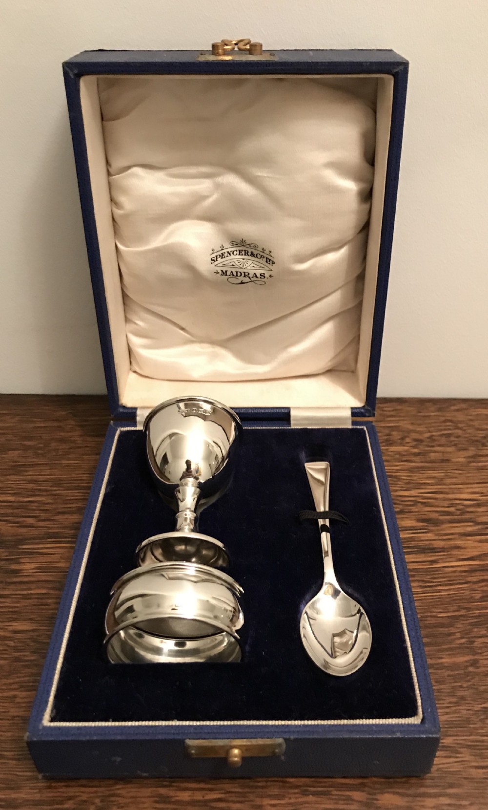 George V Silver Christening Set by Deakin & Francis 