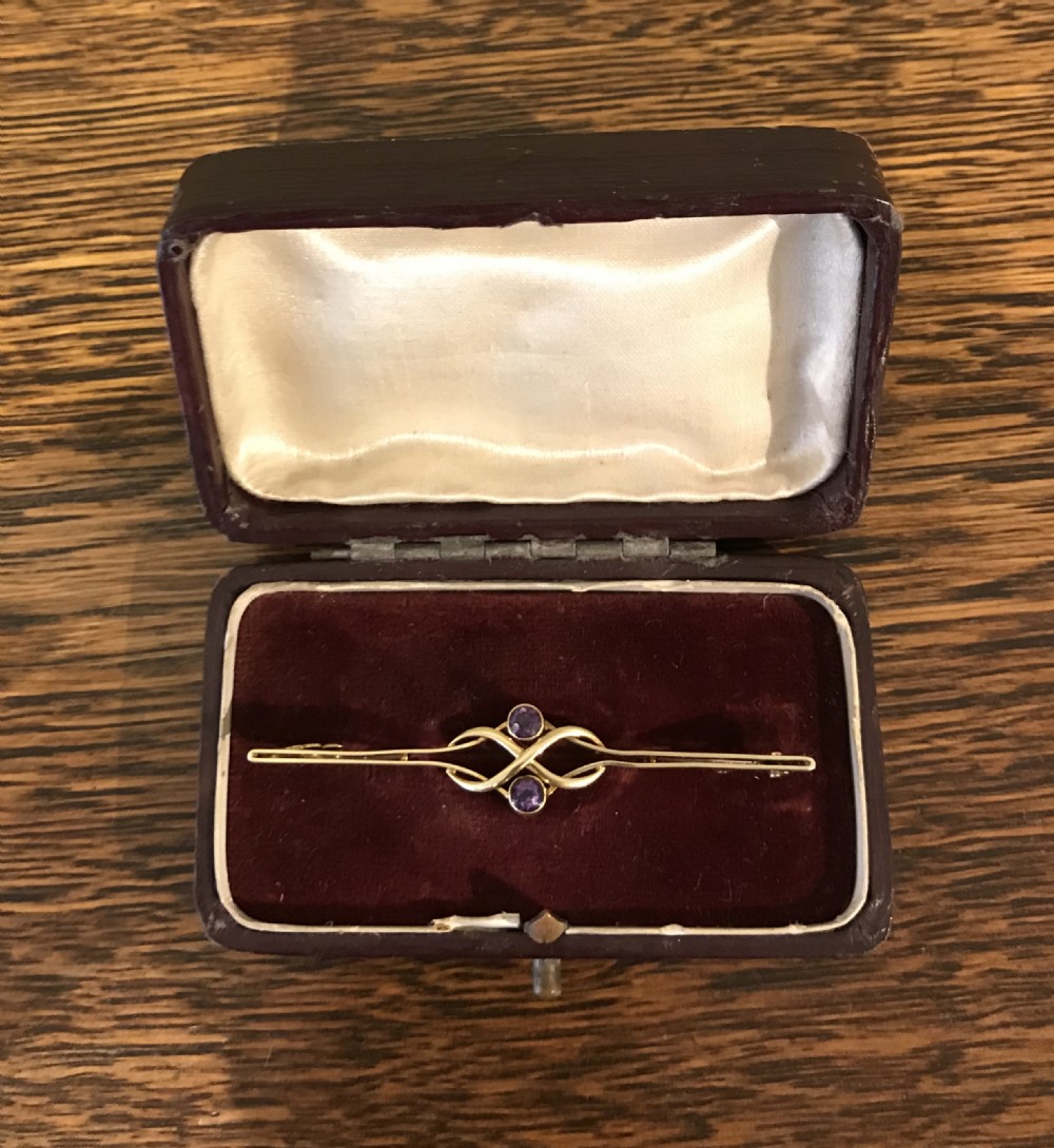 Quality Edwardian 15ct Gold Brooch