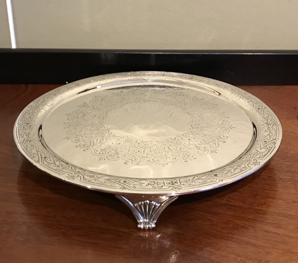 Stunning Victorian Silver Salver