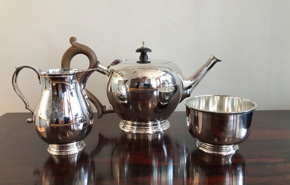 Solid Silver Mappin & Webb Tea Service