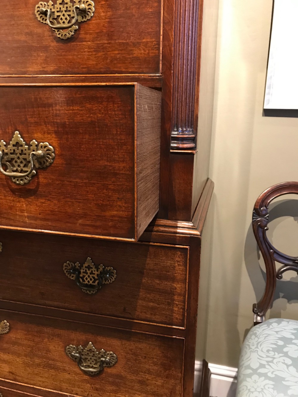 Stunning George III Mahogany Tallboy Chest on Chest View IV