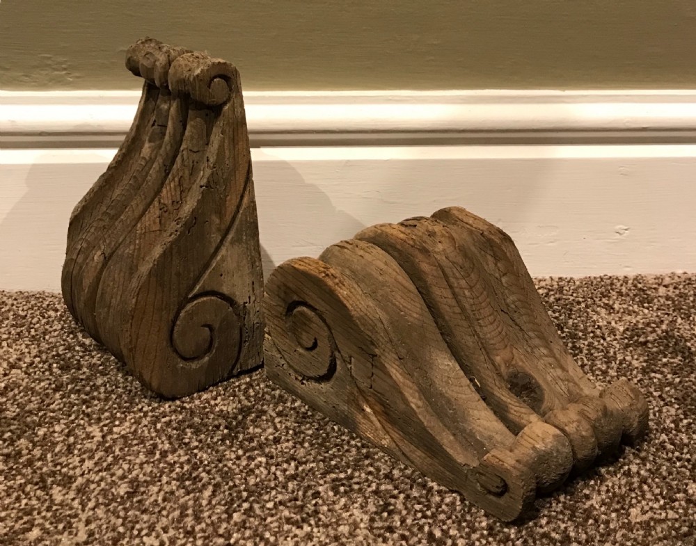 Pair of Georgian Carved Corbels  View IV