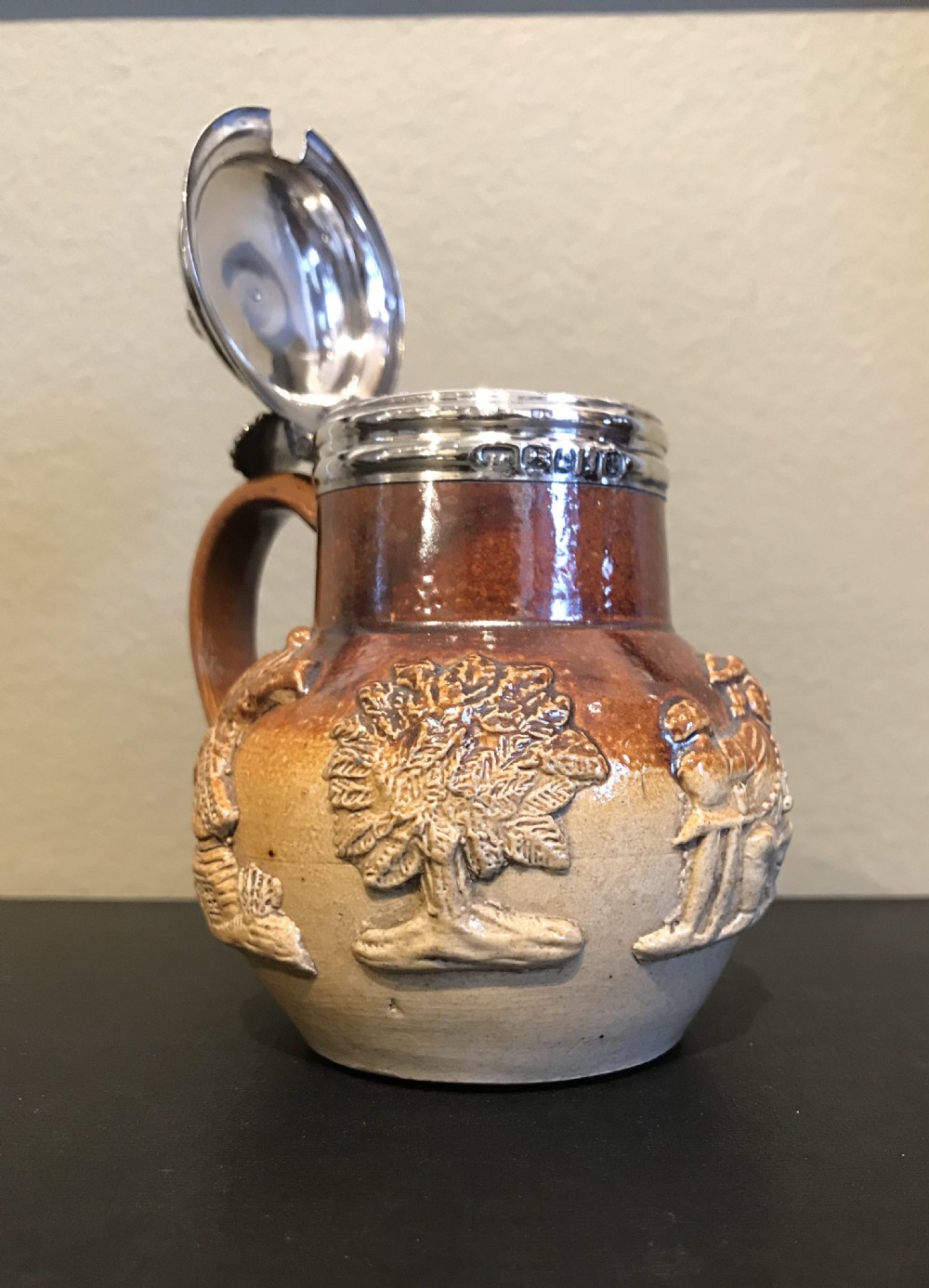 William IV Silver & Stoneware Mustard, 1832 View V