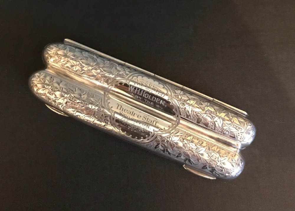 Super Quality Victorian Silver Cigar Case
