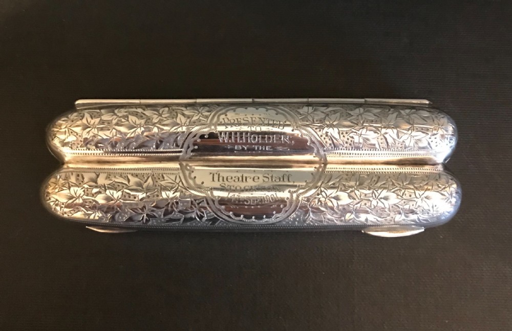 Super Quality Victorian Silver Cigar Case View VI