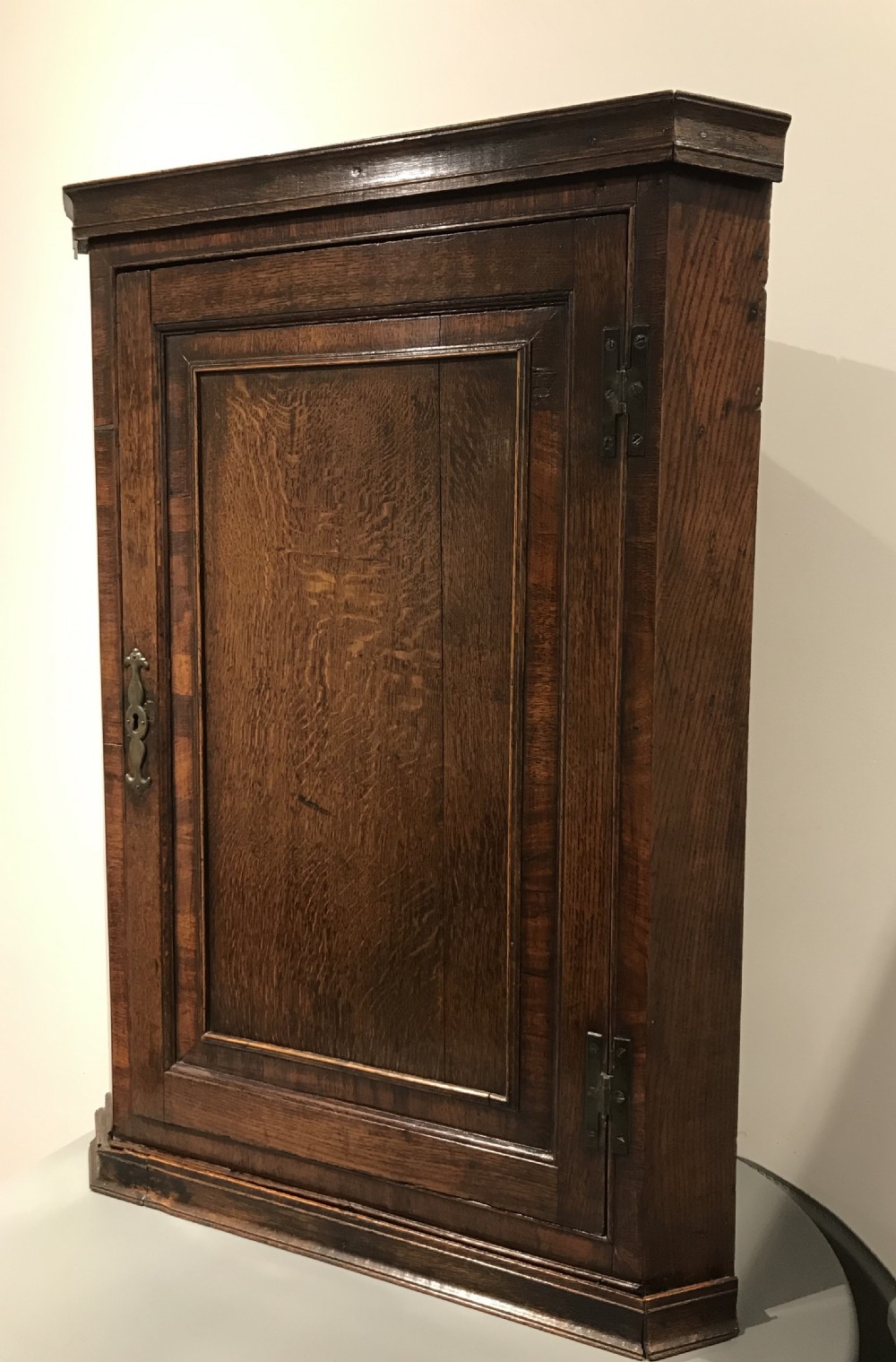 18th Century Oak Corner Cupboard View II