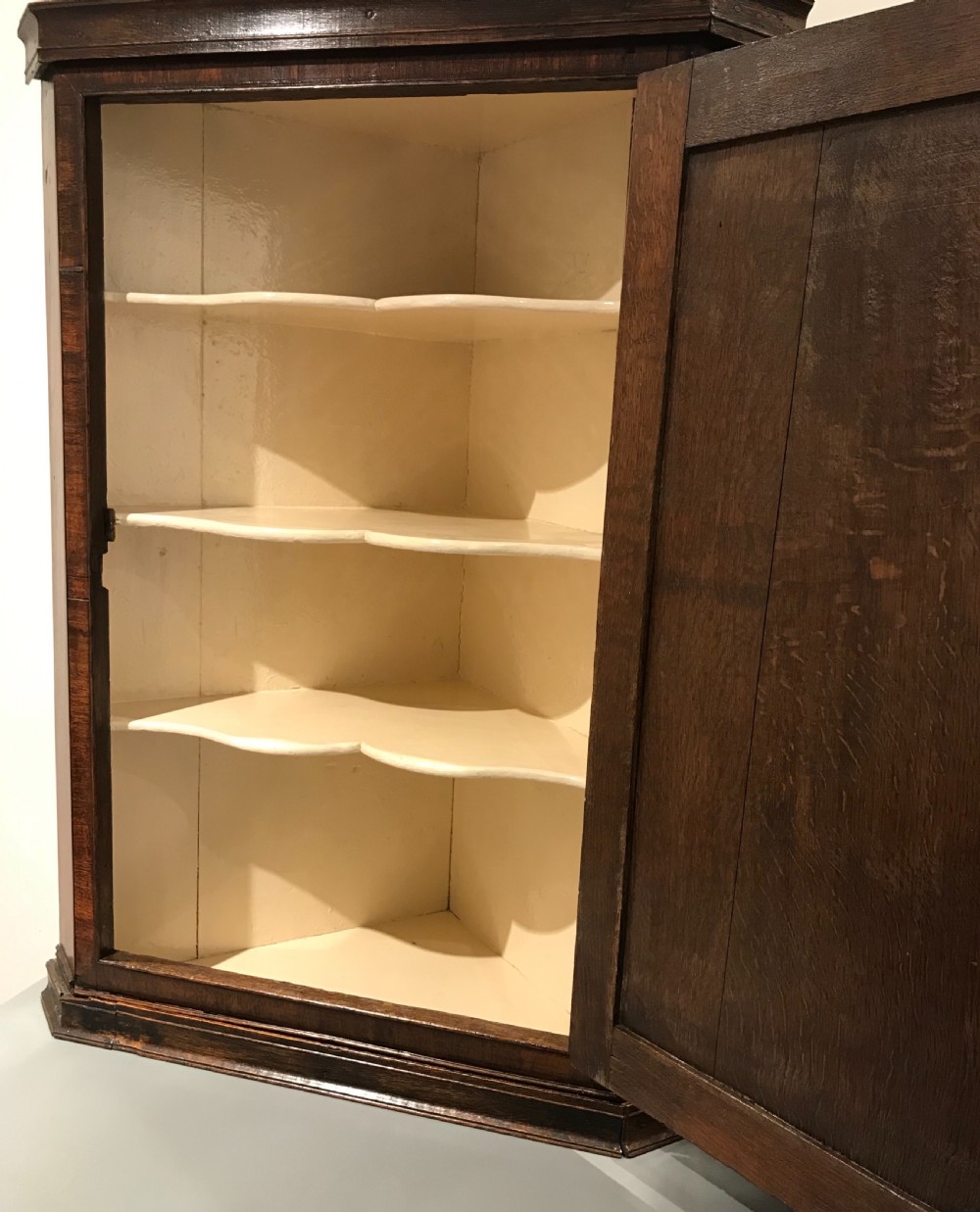 18th Century Oak Corner Cupboard View IV