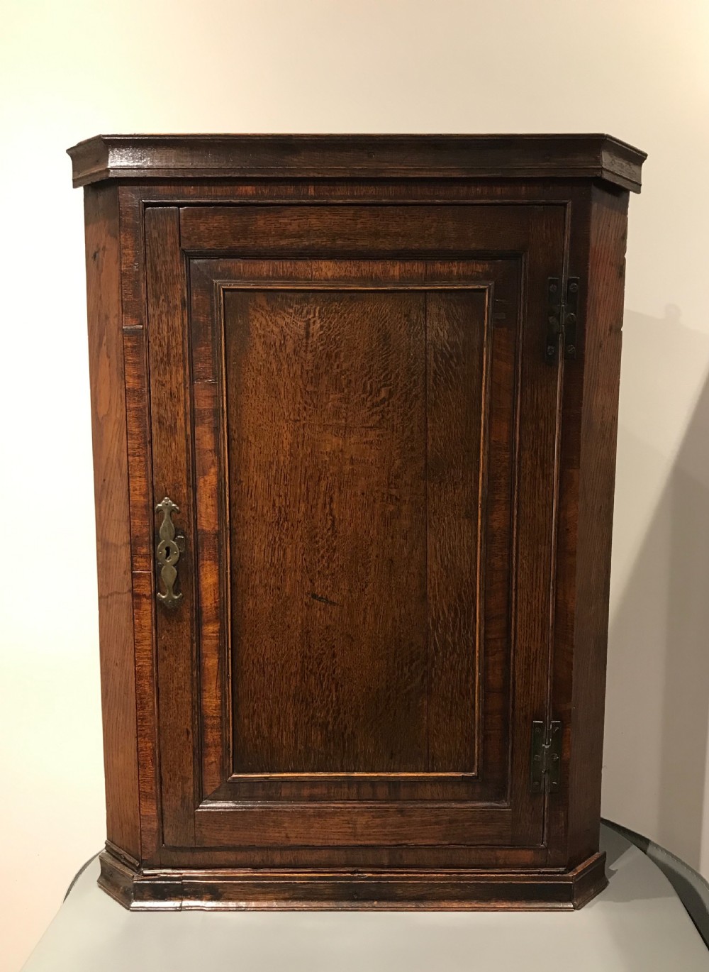 18th Century Oak Corner Cupboard View V
