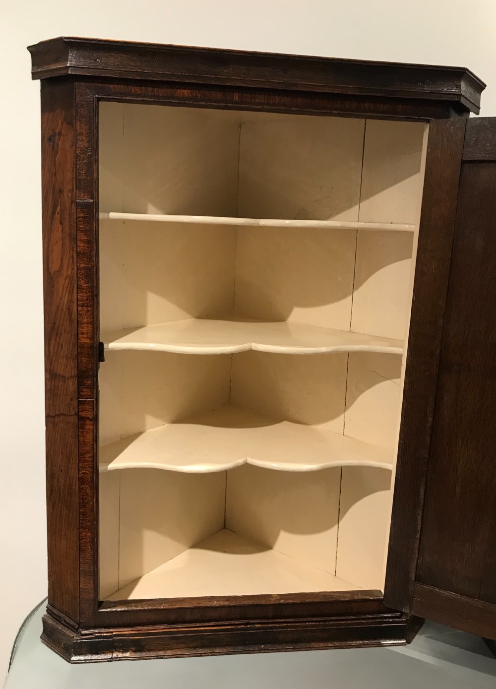 18th Century Oak Corner Cupboard View VI