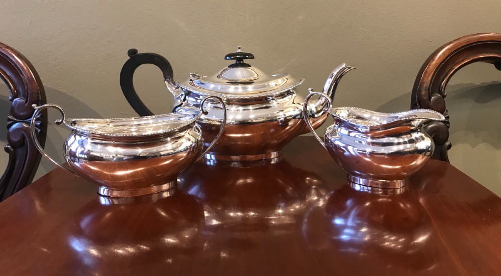 Stunning Silver Tea Service  View II