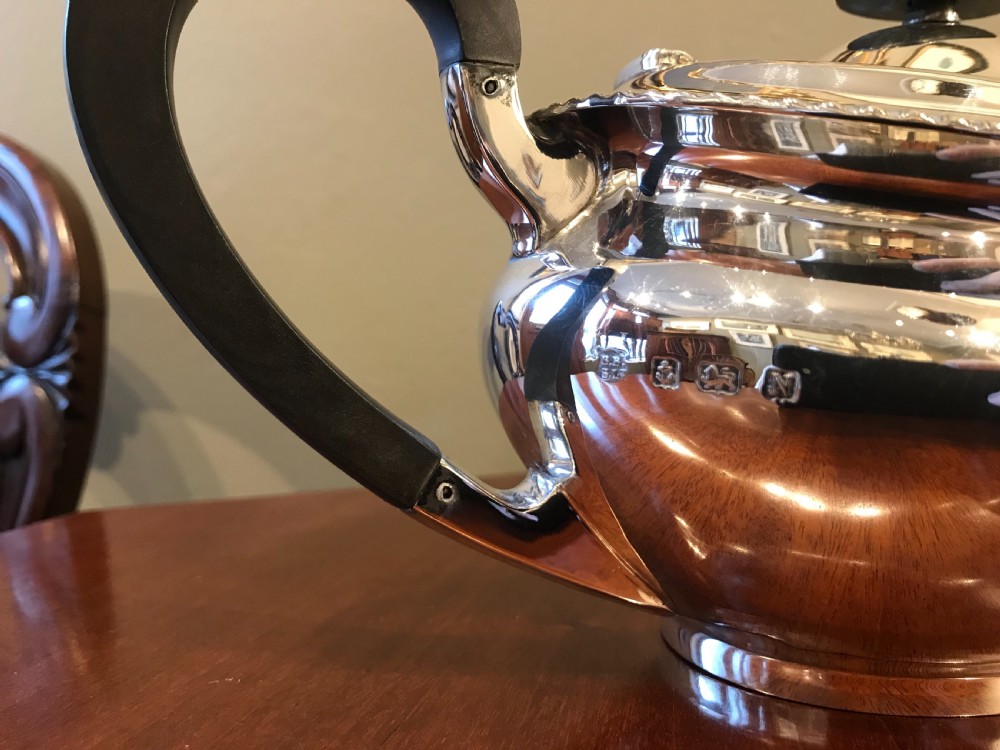 Stunning Silver Tea Service  View V