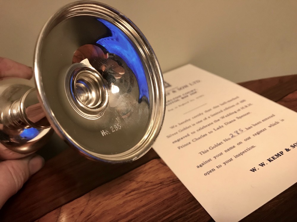 Solid Silver Goblet View III