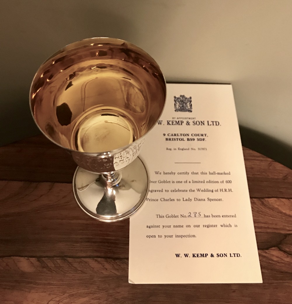 Solid Silver Goblet View IV