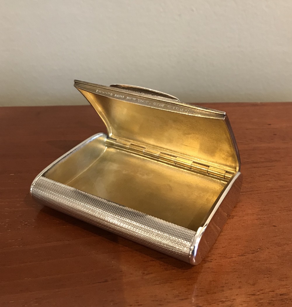 Stunning George V Silver Snuff Box by Sampson Mordan View V