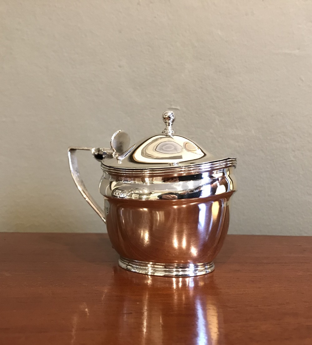 George III Silver Mustard Pot by John Emes