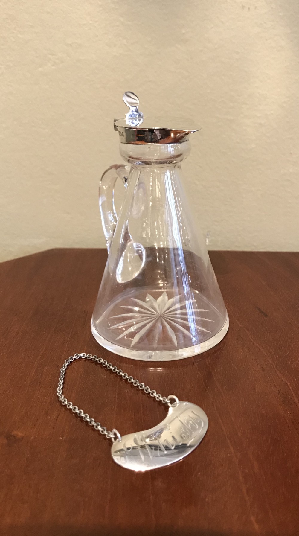 George V Silver Whisky Noggin by Hukin & Heath